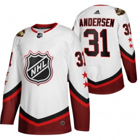 Camisola Carolina Hurricanes Frederik Andersen 31 2022 NHL All-Star Branco Authentic - Homem